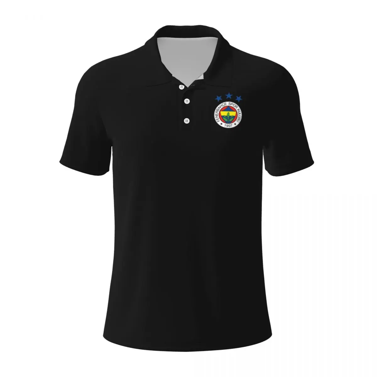 ANNLIN Men's Fenerbahce Polo Shirts for Men Casual Solid Color Mens Polos Brand Versatile Clothing