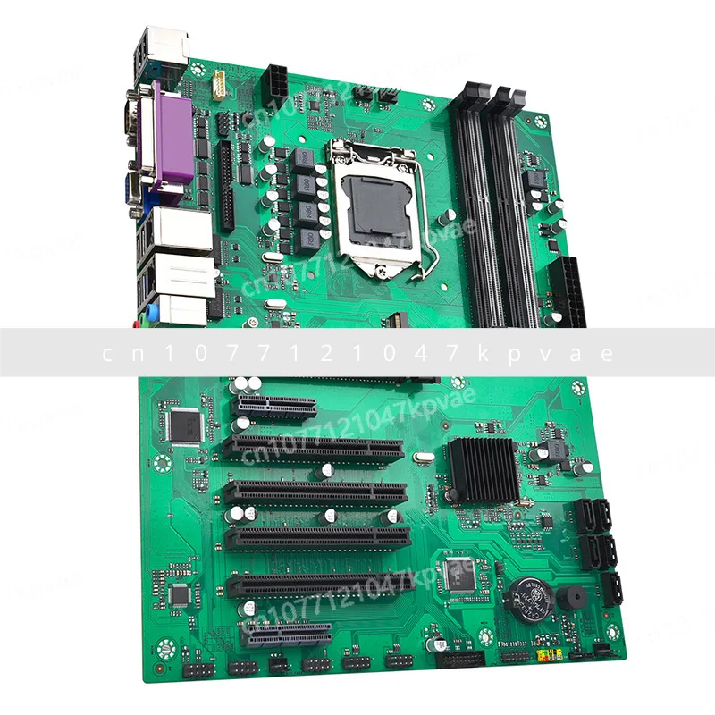 New IND-B85 industrial control main board DDR3 memory LGA1150 dual network card with print head COM port serial port PCI