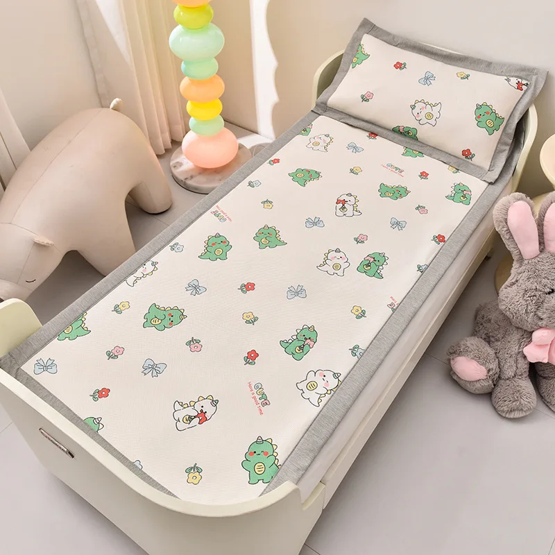 

New Class a Children Cooling Rattan Soft Seat Washable Summer Baby Summer Sleeping Mat Kindergarten Baby Viscose Fiber Mat