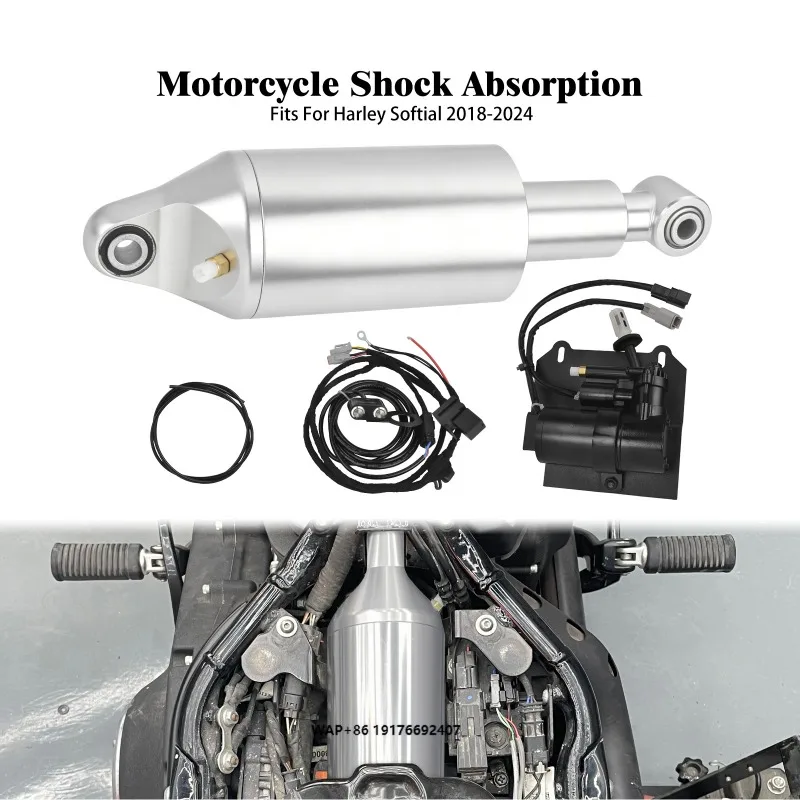 Motorcycle Shock Absorption Air Ride Suspension System Kit for Softail 2018-2024 Breakout Fat Boy Fat Bob Sport Glide