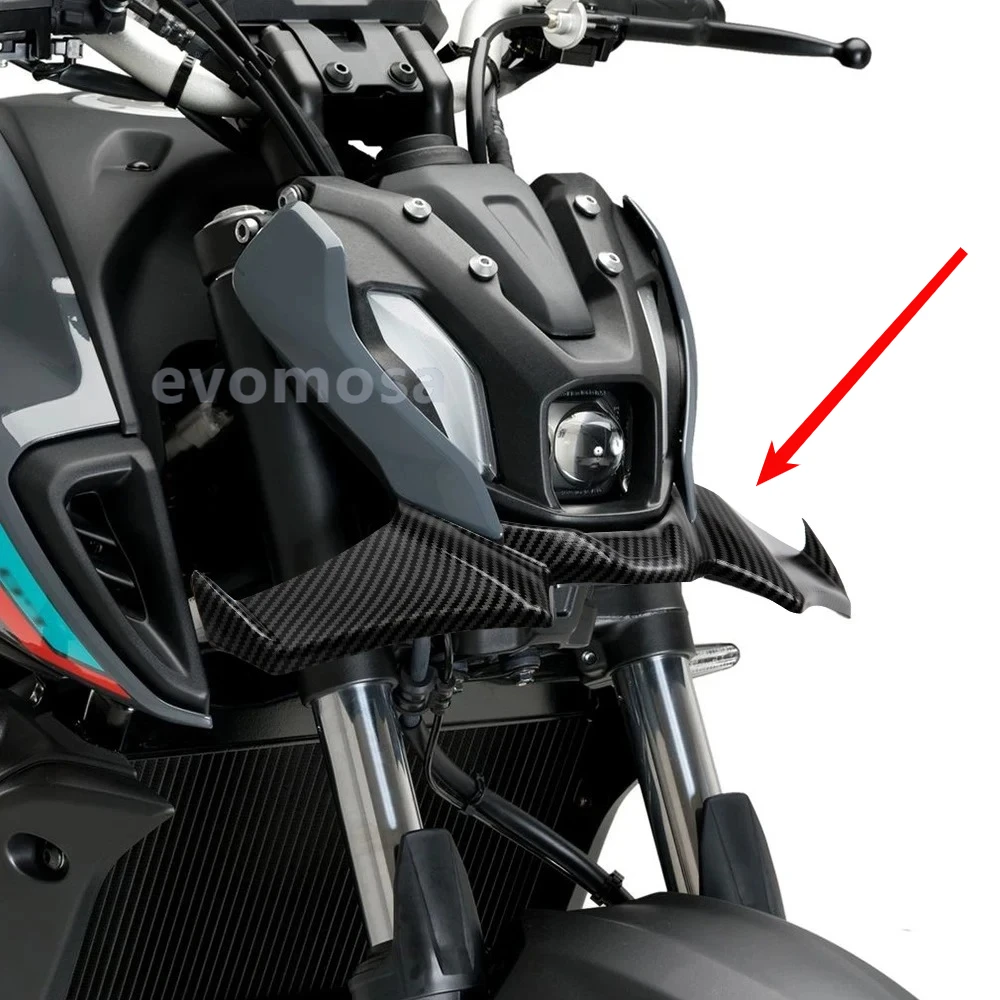 

For YAMAHA MT-07 SP 2021 2022 2023 MT07 Naked Front Spoiler Winglet Aerodynamic Wing Kit Spoiler MT 07 Motorcycle Accessories