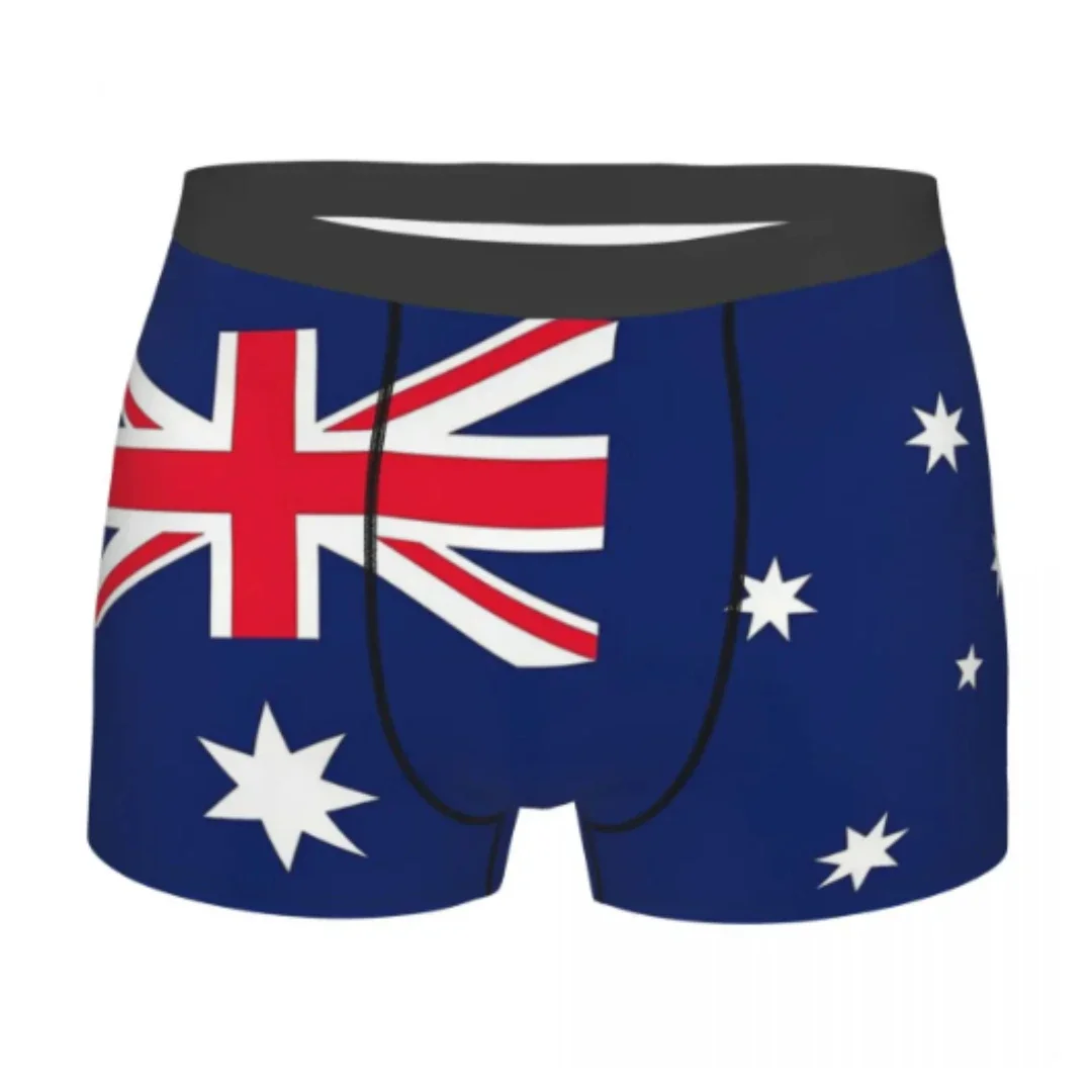 

Australian Australia Patriotic National Flag Underpants Breathbale Panties Men's Underwear Comfortable Shorts Boxer Briefs