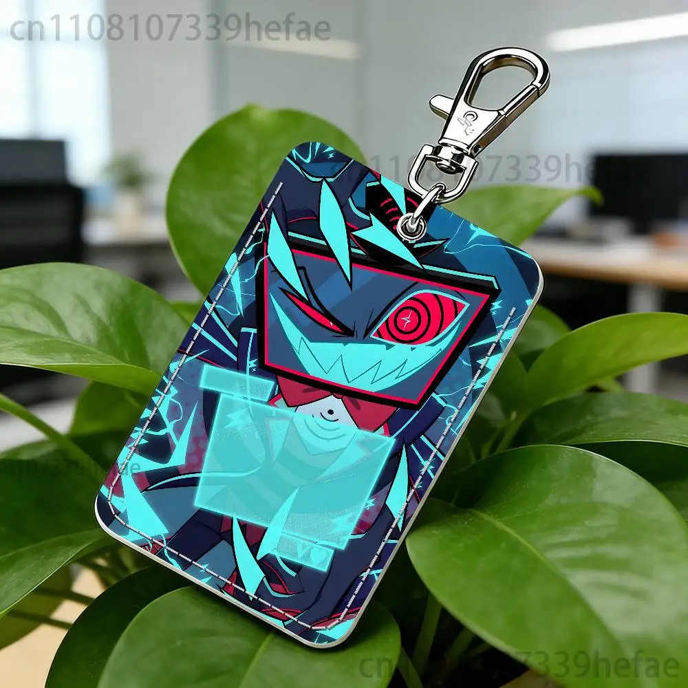 VOX Trust Us H-HazbinS Holder For Bank Business Work Card Holder Student Card Case Bus Card Keychain