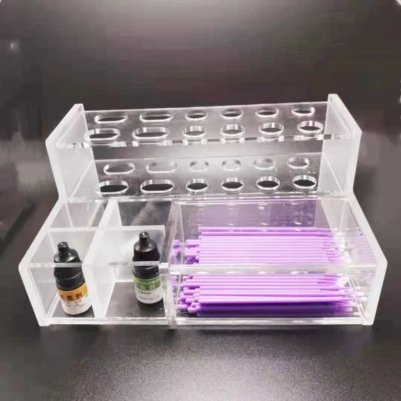 

Resin placement rack, dental resin storage box, acrylic material, hard and easy to clean