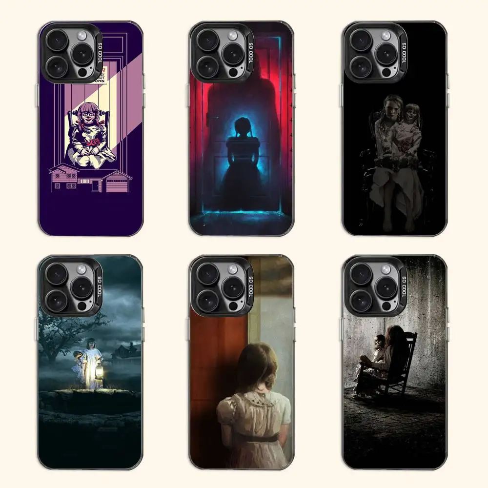 

Horror Movie A-Annabelle Case for iPhone 11 12 13 14 15 16 17 Pro Max XS X XR Cover
