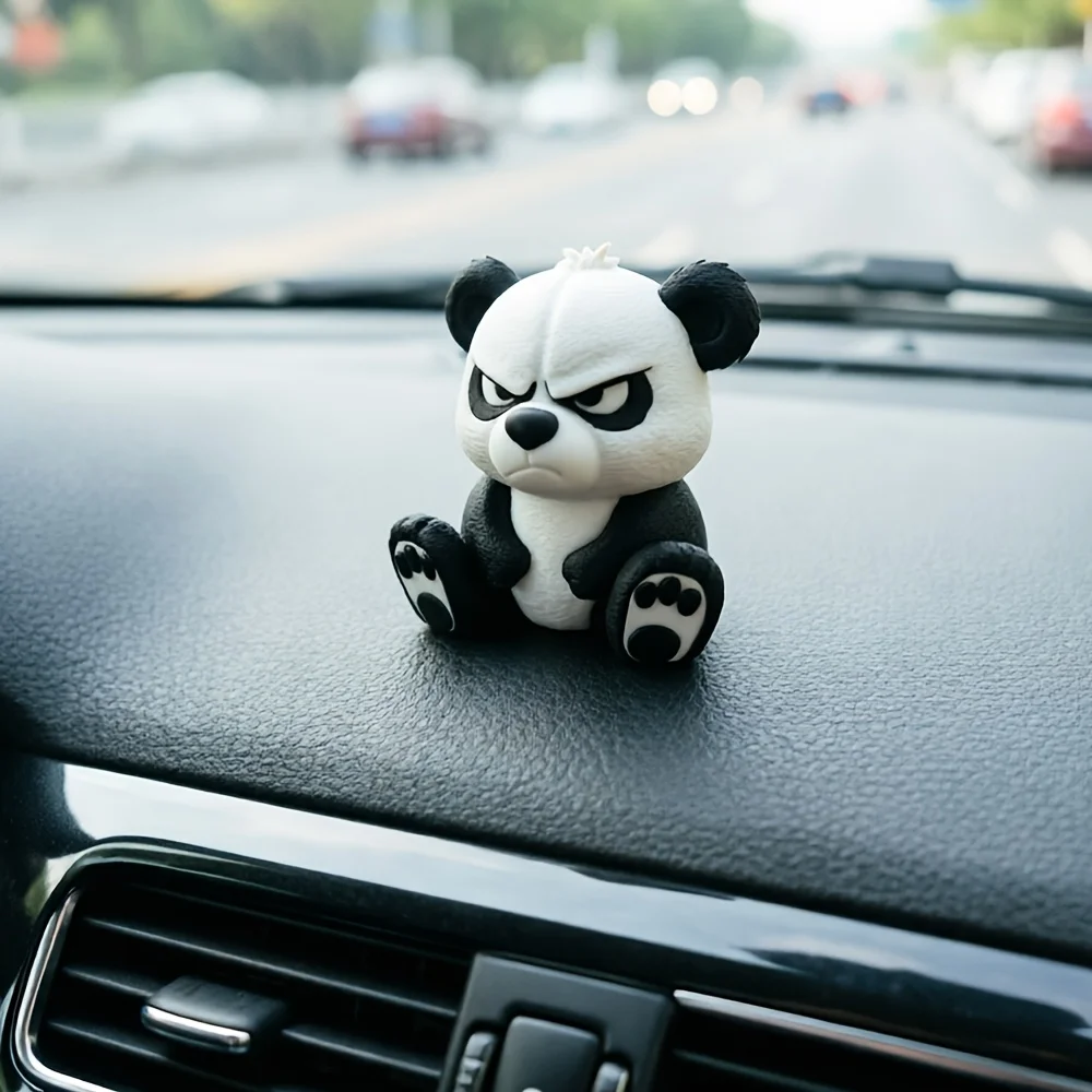 A Single Panda Figurine Decoration Is Perfect for Home Decor, Car Decoration, Easter Decorations, Vehicle Hangings, and Desktop Decorations