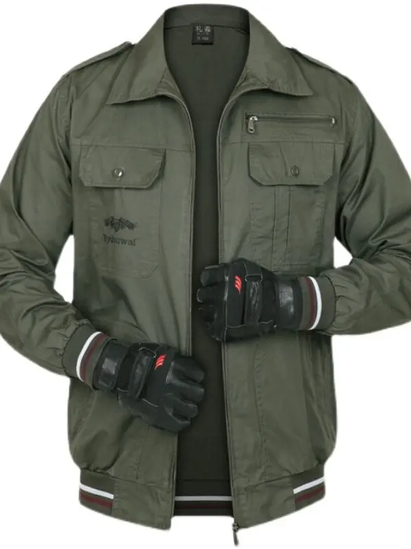 Summer Work Uniform Set Men's Thin Camouflage Labor Protection Clothing Cotton Welding Site Electrician Welding Workwear view 5