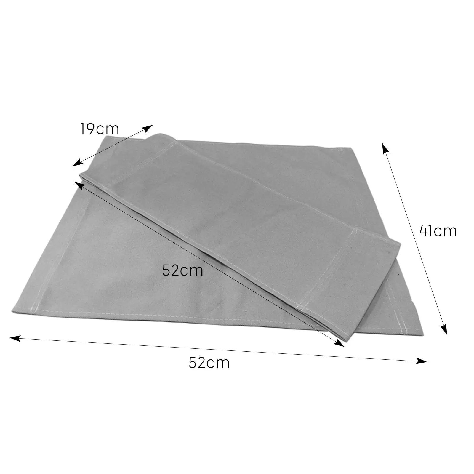 Canvas for Folding Leisure Chair Seat Cover Chair Cover Without Armrests Backrest Cloth Set