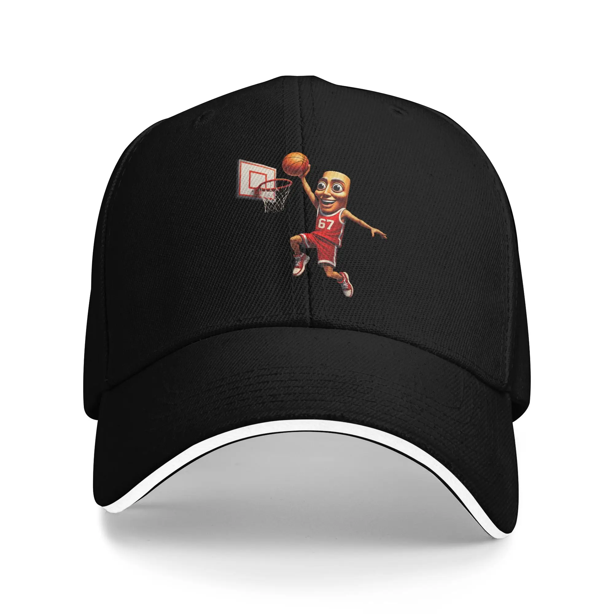 67 Jersey Tung Sahur Basketball Boys Dunk Internet Meme Baseball Cap  Outdoor Sunscreen Hip Hop Hats Men Fashion Baseball Caps