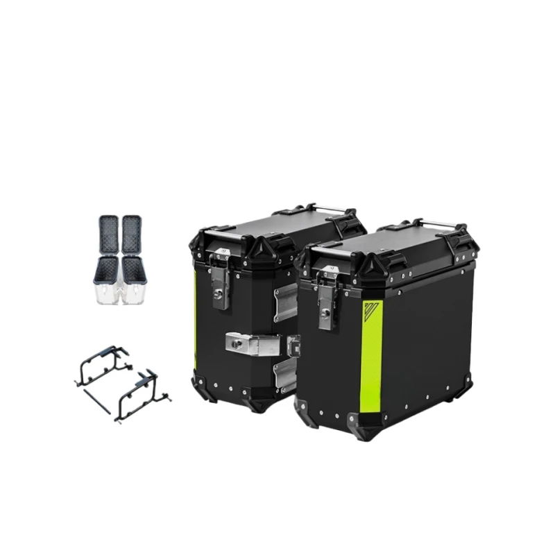 

Hot Selling CL X7 Universal Aluminum Alloy Lage Top Box Quick Release 37L Side Case Trunk