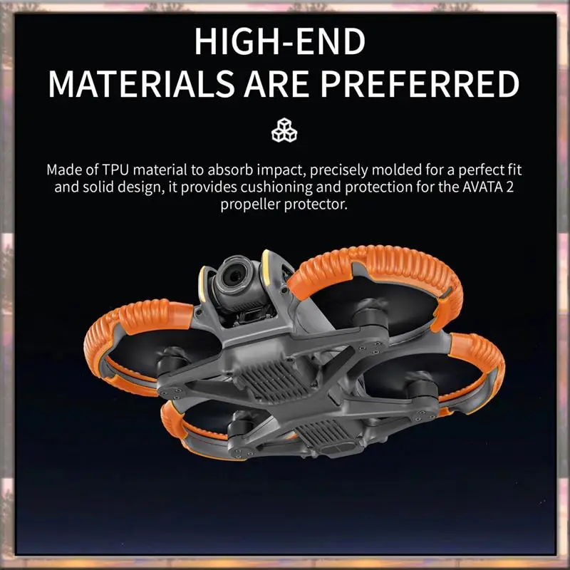 BAAZ HOT Paddles Anti-Collision Ring For DJI Avata2 Traverser Anti-Collision Paddle Protective Cover Protection Accessories