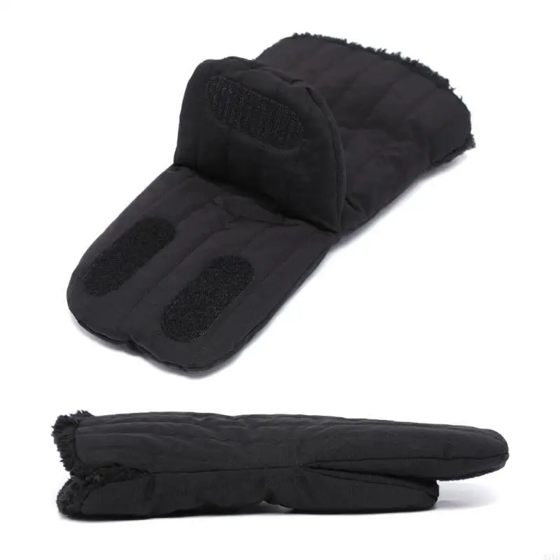 

A5YC Waterproof Stroller Hand Muffs Windproof Baby Cart Gloves Plush Handmuff for Prams Winter Hand Warmer Mittens