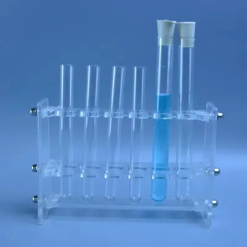 1pcs glass colorimetric cylinder 10ml 25ml 50ml 100ml Nessler tube with stopper for lab
