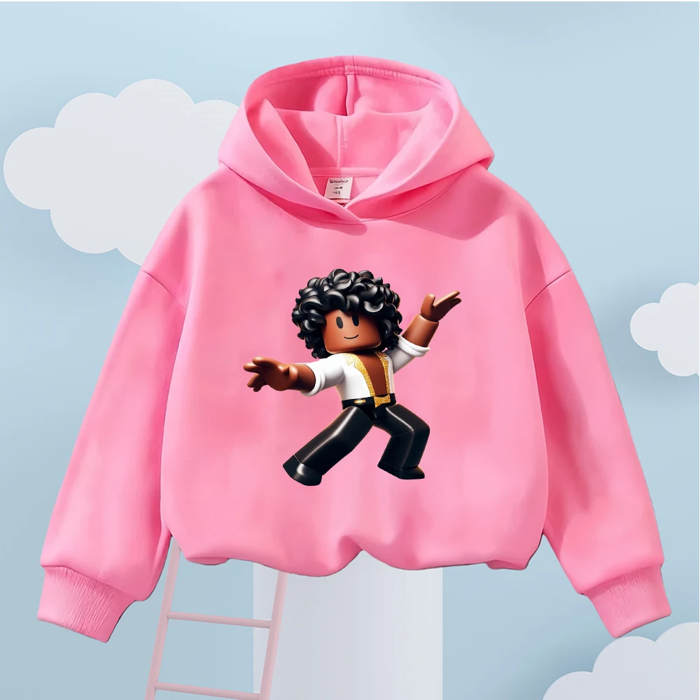 

Детский свитшот с персонажем танца диско для мальчиков и девочек, забавный повседневный пуловер с длинными рукавами и мультяшным принтом, топ