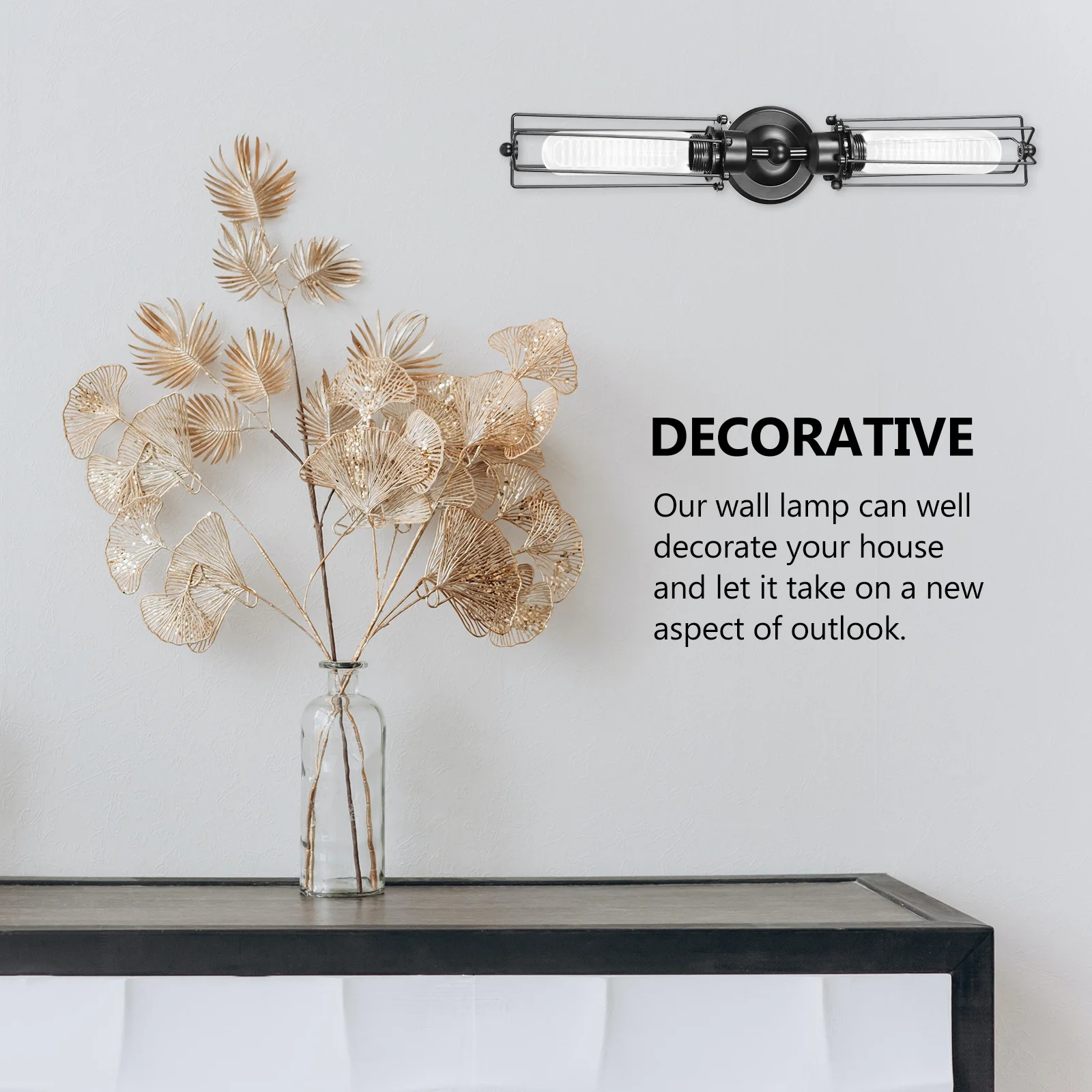 Бра винтажный черный светильник для прихожей, спальни, гостиной, бра, настенный декор, современный настенный декор, освещение