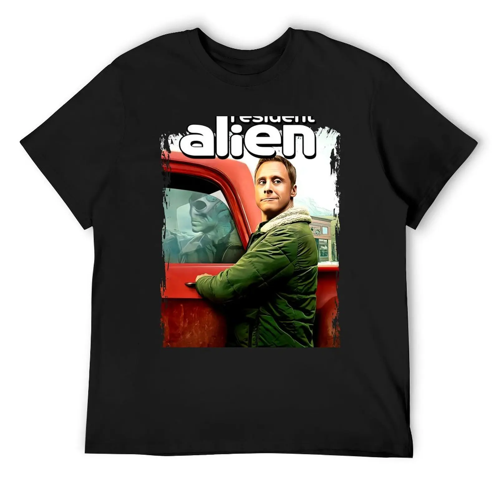 

Resident Alien Series Art Perfect Xmas Gift Fan T-Shirt plus sizes summer clothes graphic t shirts mens clothing