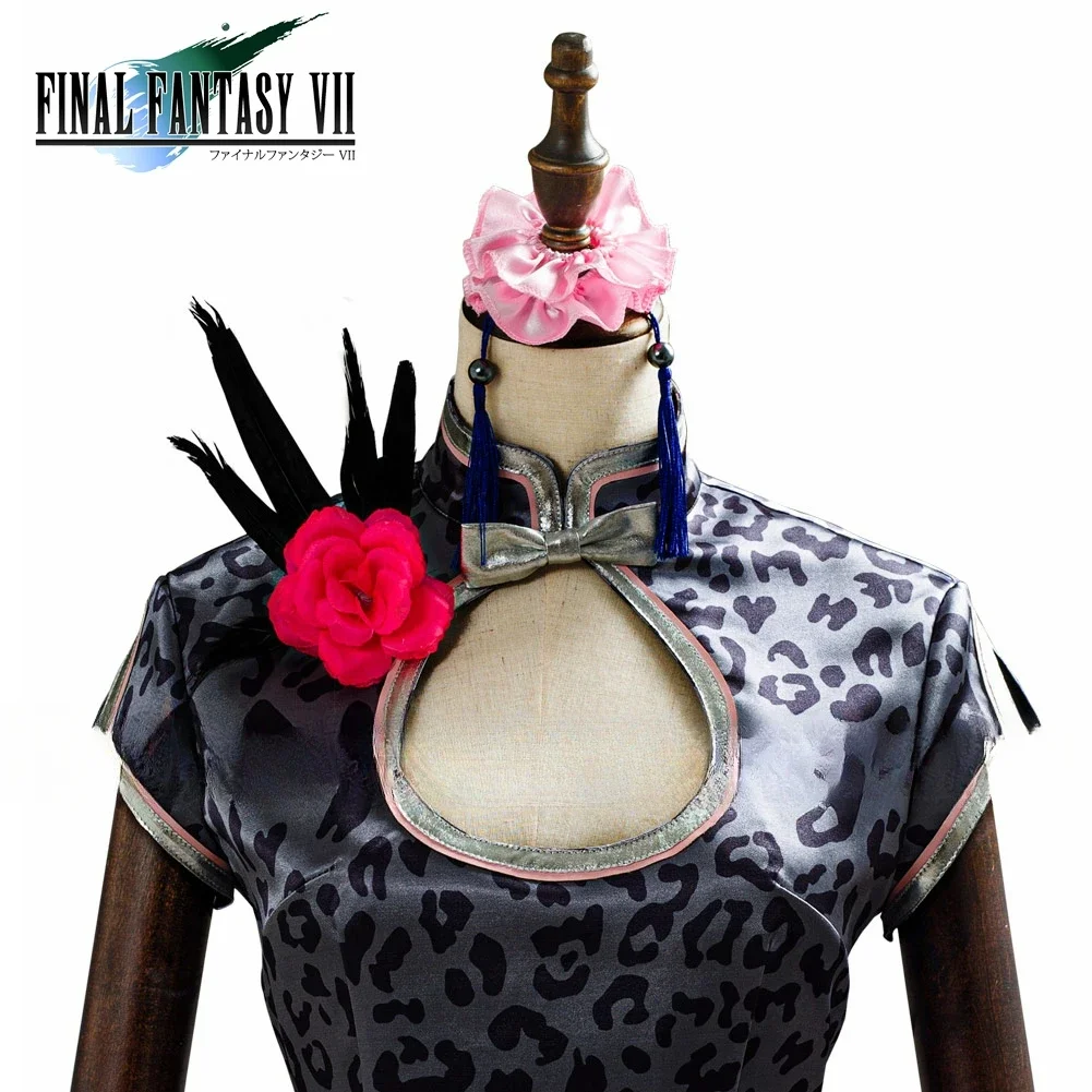 Game Final Fantasy VII remains Tifa Lockhart Costume Cosplay Cheongsam Outfit abito donna personalizza gonna parrucca carnevale di Halloween