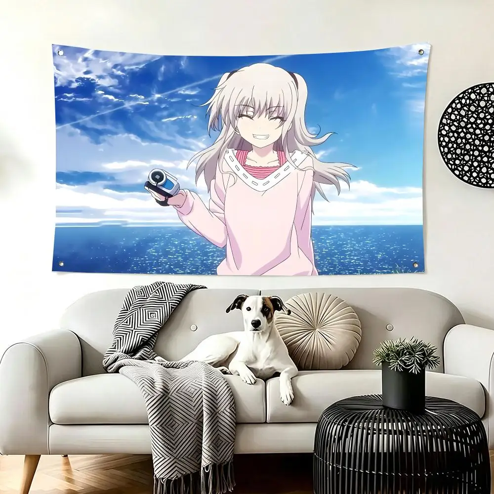 Japanese Anime C-Charlotte Flags  For Living Room Home Dorm Decor Wall Outdoor Camping Party Banner Gifts