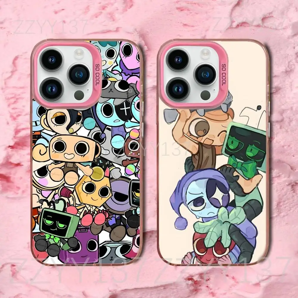 

Dandys World Cute Phone Case For iPhone 16,15,14,13,12,11,8,7,Pro,Max,Plus,Mini,XS,SE Candy Matte Shockproof Pink Cover