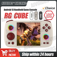 Anbernic RG Cube Retro Handheld Game Console Android 13 System Unisoc T820 Processor 3.95 Inch IPS Touch Screen 5200mAh Battery