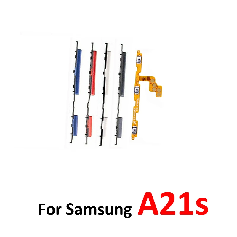 For Samsung Galaxy A21s A217 A217F A217M A217N Phone New Power Volume Button On Off Up Down Control Key Internal Flex Cable Part image 2
