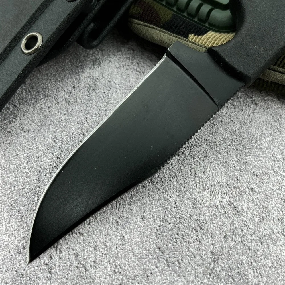 جديد BK20 سكين مستقيم 7Cr13Mov شفرة الظهر مريحة سكين حاد جيب فتح صندوق سكين صيد سكينة فاكهة #2