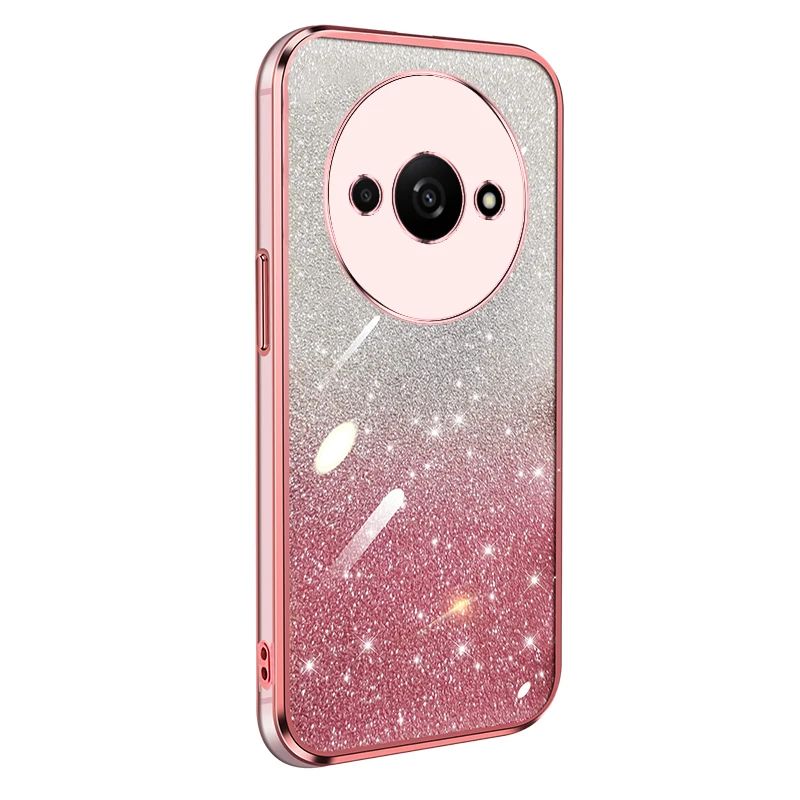 6D Plating Glitter Case for Xiaomi Redmi A3 Luxury Soft Silicone Protection Full Camera Cute Phone Cover XiaomiRedmiA3 Coque