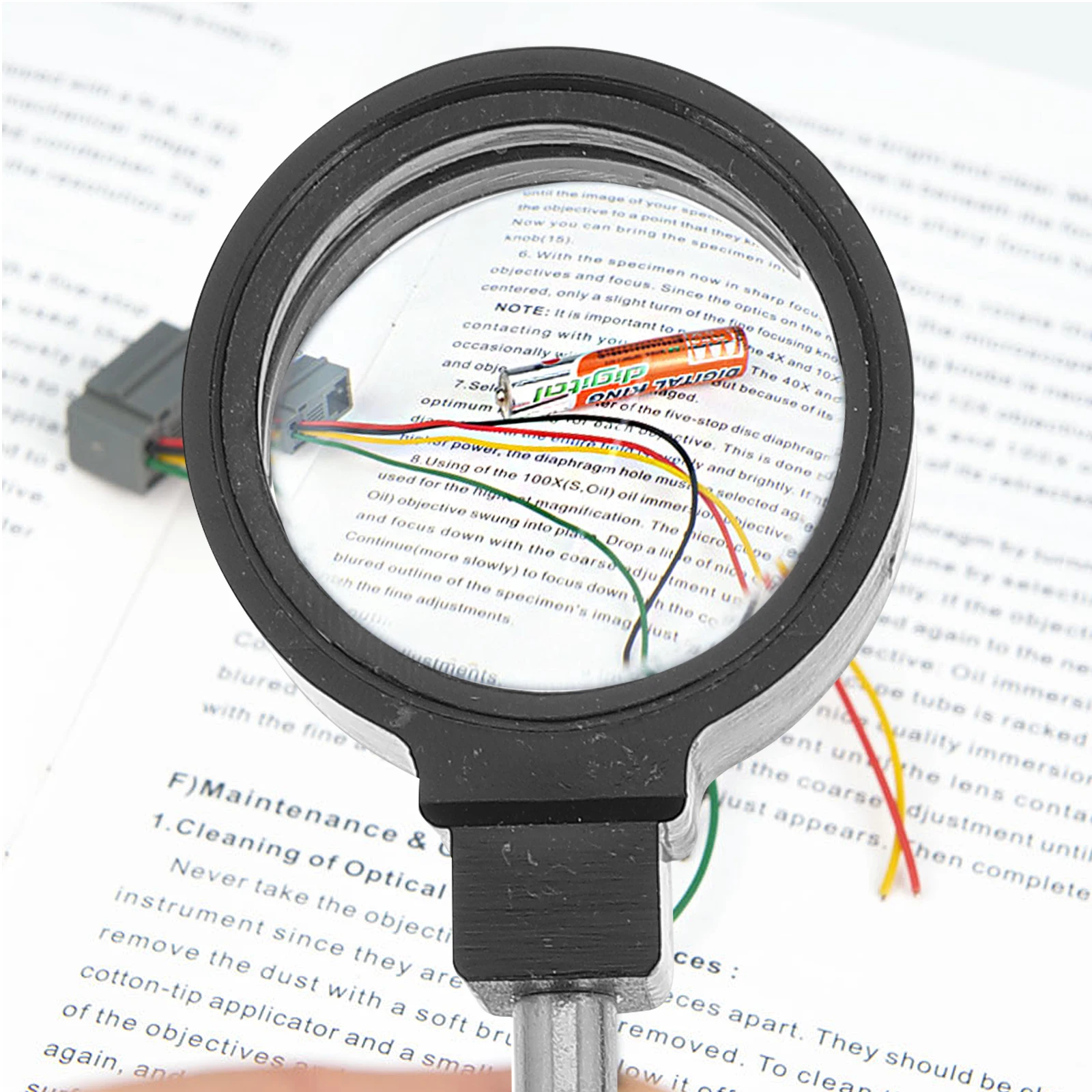 

2pcs Handheld Concave Lens Physics Teaching Instrument for Optical Experiments School Lab Equipment Premium Quality