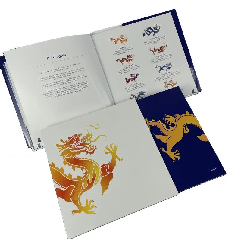 

50 0.Zhang.Custom.High Quality Book Printing Service Hardcover Bound Book With and Slipcase Sleeve and Dust Company