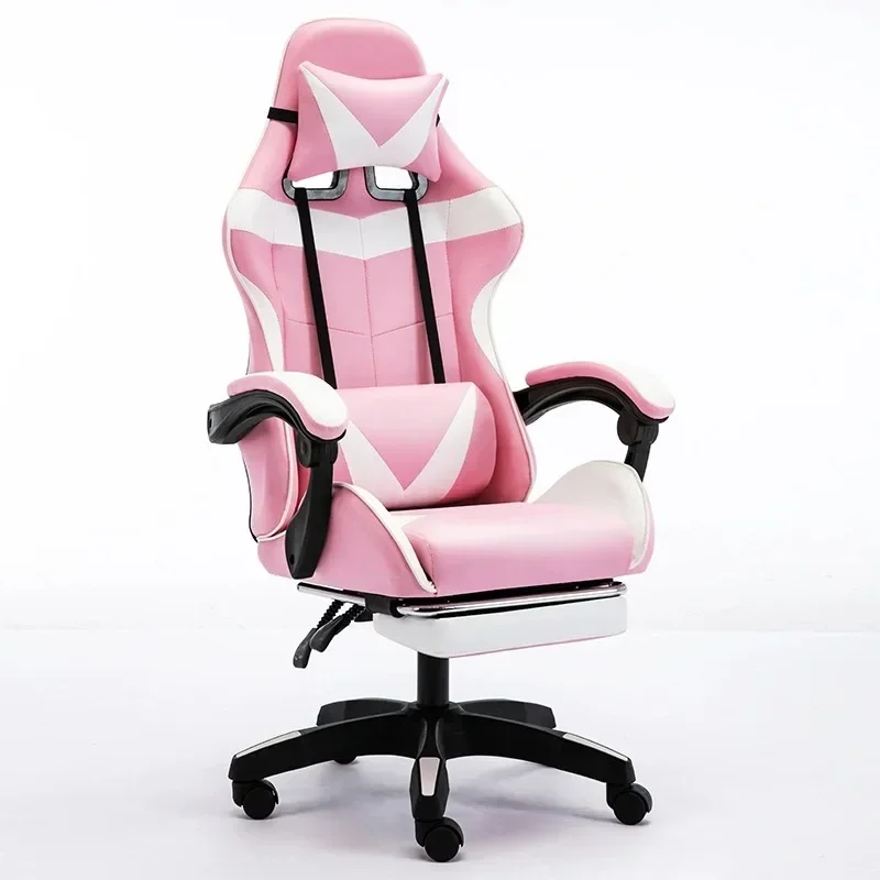 Esports Chair Gaming Seat Height Adjustable Ergonomic Internet Cafe Competitive Racing Chair Office Computer Chair Anchor Home