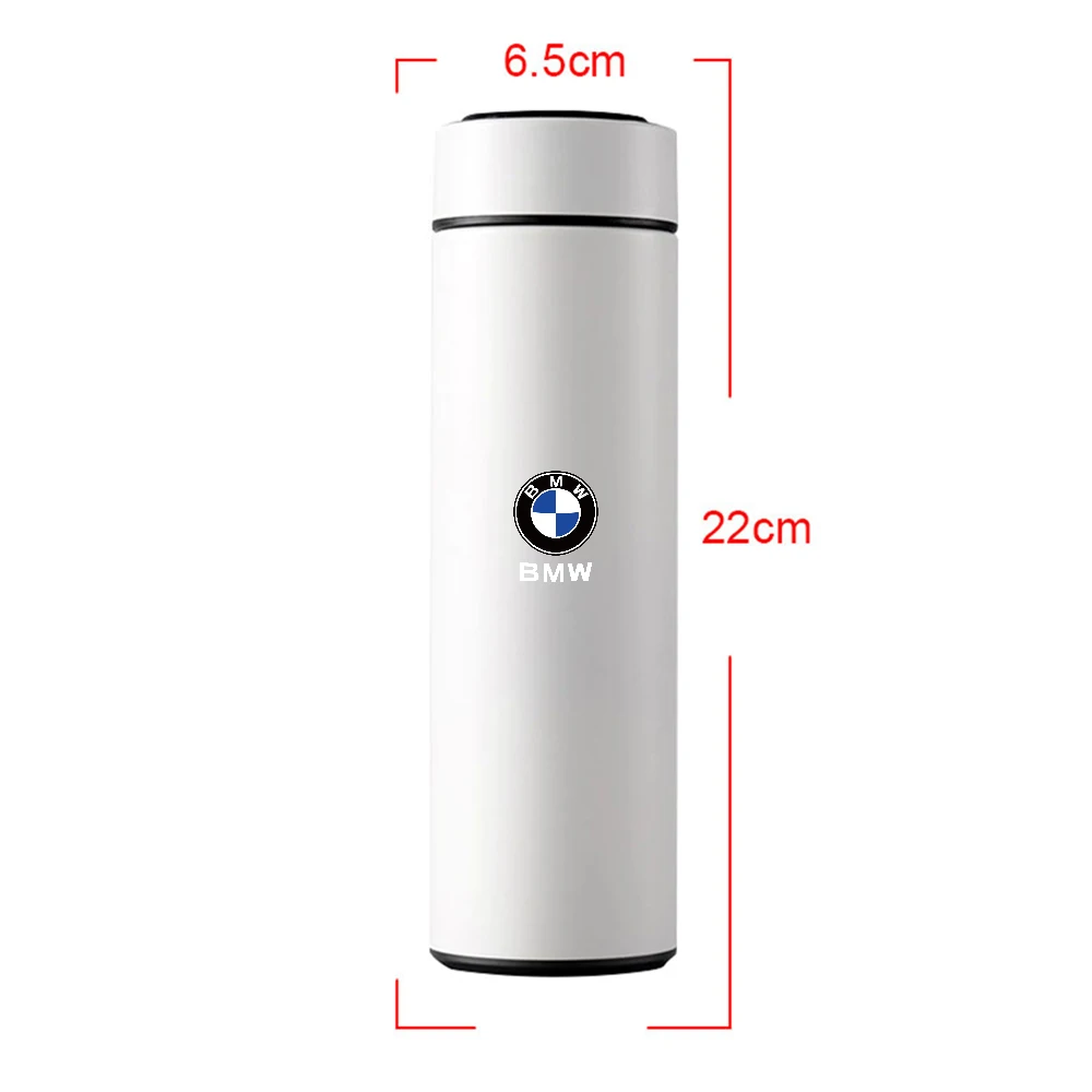 Car Smart Thermos With Temperature Display For BMW E46 E90 E60 E34 F10 F30 F20 E39 E36 E87 X1 X2 X4 X5 X6 E70 F25 E53 M3 M5 M6