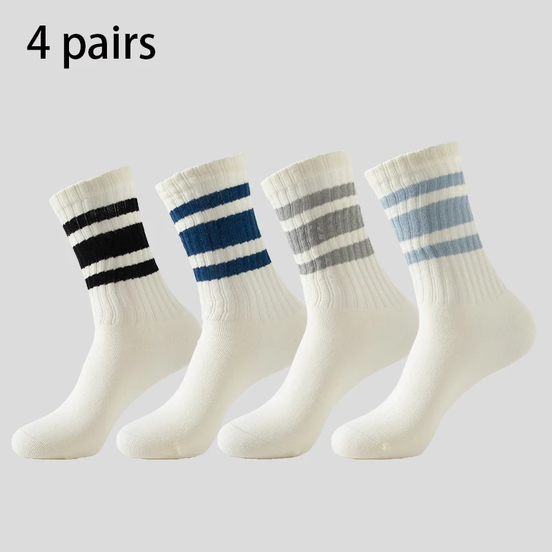 Freizeitsocken für Herren, Arbeitssocken, Baumwollsocken für Herren, Laufsocken, Crew-Socken, Paarsocken, Damensocken – Detail 10