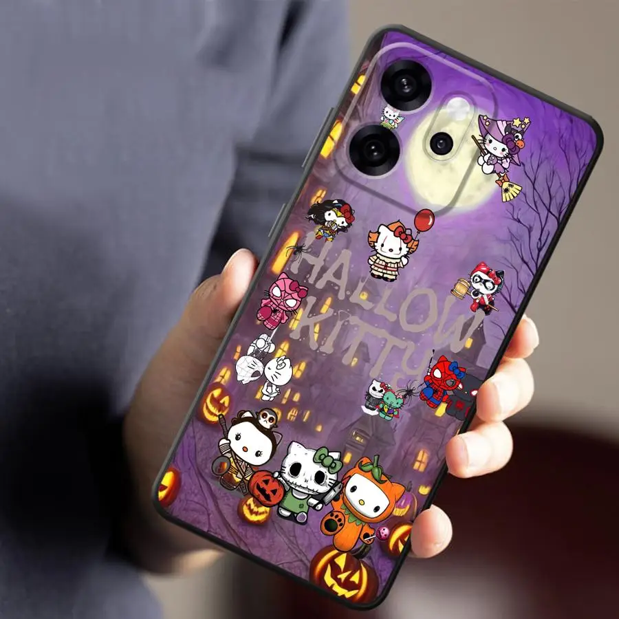 Halloween Anime Sanrio Case for Oppo Reno F9 F11 F29 A84 A78 A74 A93 A76 A83 A98 A96 Reno 4F 5 6 7 8 10 11 14 Soft Back Phone