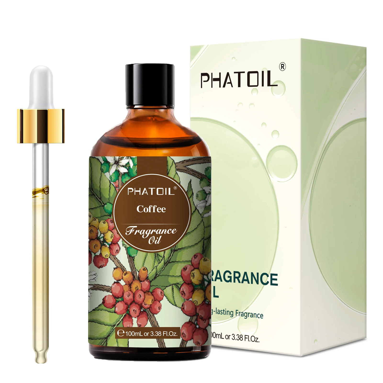 PHATOIL 100 ml Oud Warmth Duftöl für Diffusor, Aromatherapie, warmes Santal, Vanille, Amber, schwarze Orchidee, Aroma-Duftöle