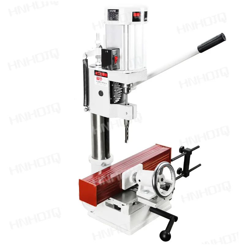 MK361A 750W/1200W mortiser mortising machine Woodworking Tenoning Machine Punching Square Drilling Hole Machine