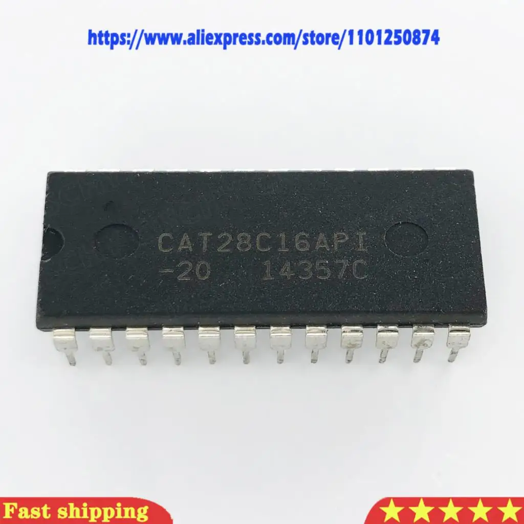 1pcs/lot CAT28C16API-20 CAT28C16AP-20 CAT28C16API-90 28C16 DIP-24  original IC In stock