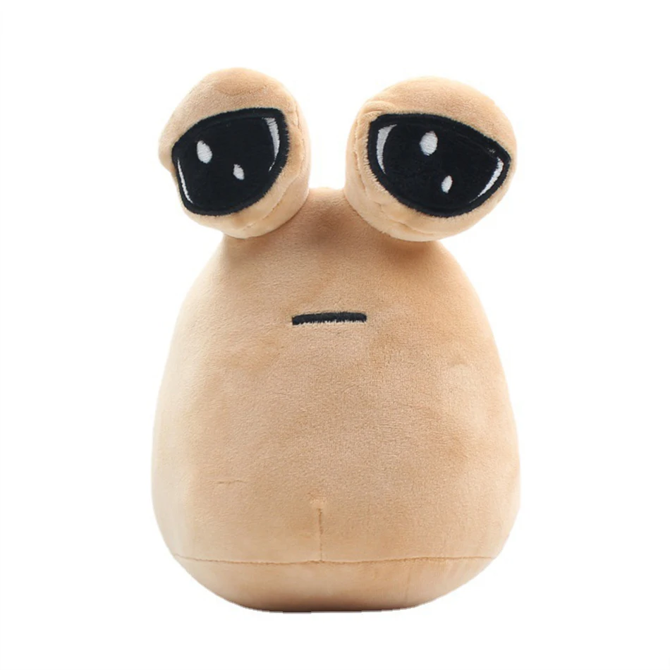 Hot Game My Pet Alien Pou Plush Toy, Furdiburb Emotion, Plushie Stuffed Animal Doll, Aniversário e Presente de Natal, Novo, 21cm