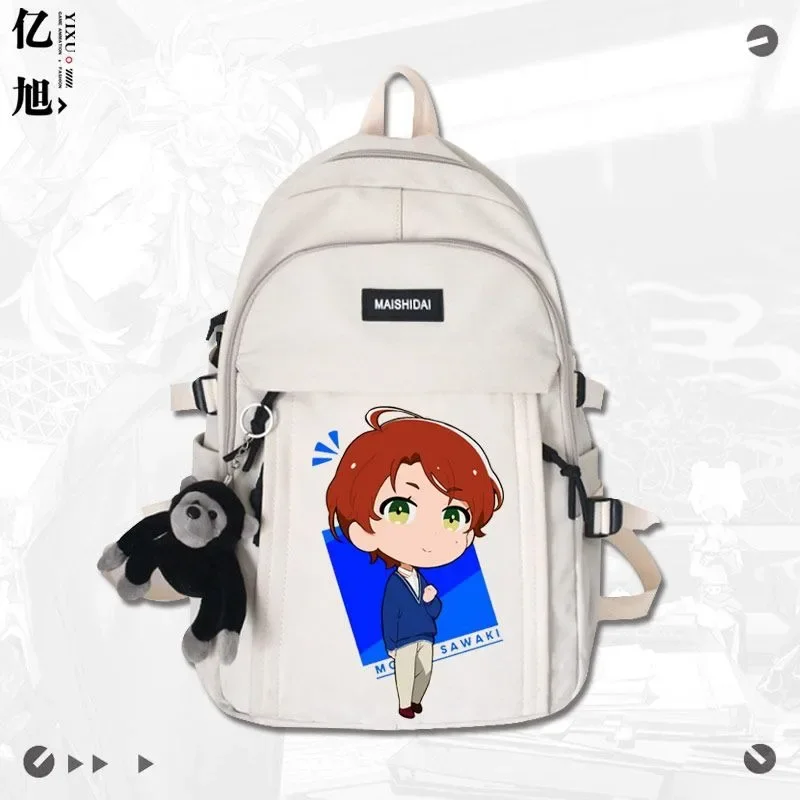 

Приоритет чудо-яйца, рюкзак, 30 × 44 × 13 см, черный, красный, белый Geen, синий замок, аниме, студенческие подарки, рюкзаки, девушки