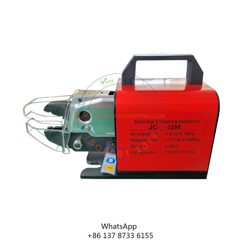 

JCW-320E Pneumatic Powered Cable Terminal Crimping Machine Loose Piece Connector Press Machine
