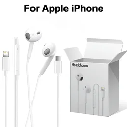 For Apple Wired Headphones For iPhone 14 13 12 11 15 Pro Max mini Earphones X XS XR 8 PIus SE Bluetooth Earbud