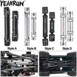 YEAHRUN 2 pz alberi di trasmissione in acciaio inox centro CVD albero di trasmissione per 1/18 TRX4M Bronco Defender parti di aggiornamento