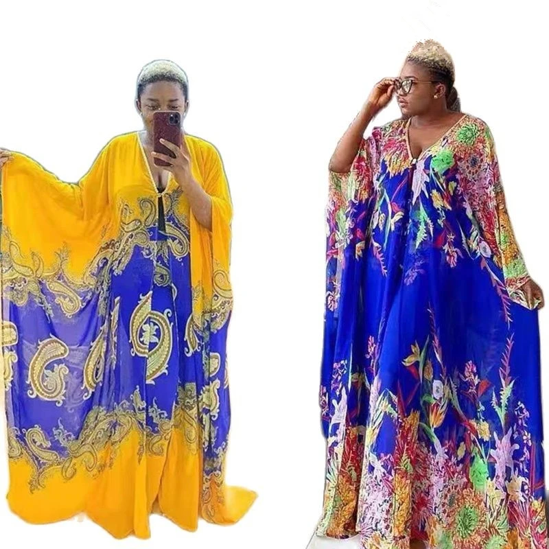 Vestidos africanos para mulheres, conjunto de calças de duas peças, abaya longa feminina + calças, vestido América Dashiki, nova moda, verão, 2024