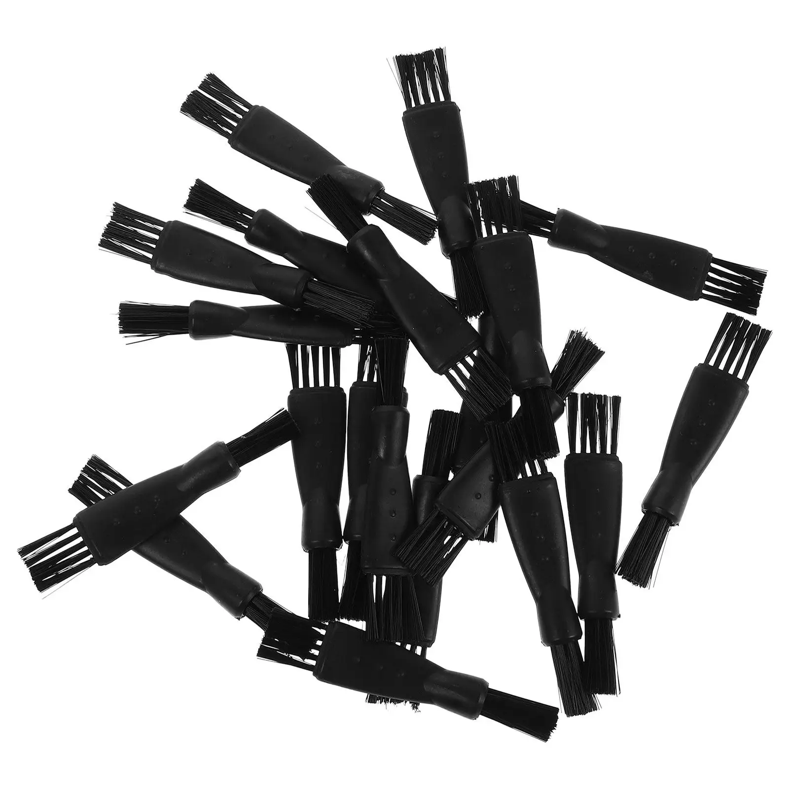 20Pcs Electric Shaver Cleaning Brush Dual Head Plastic Cleaner for Razor Hair Clipper Trimmer Small Parts Cleaning Tool