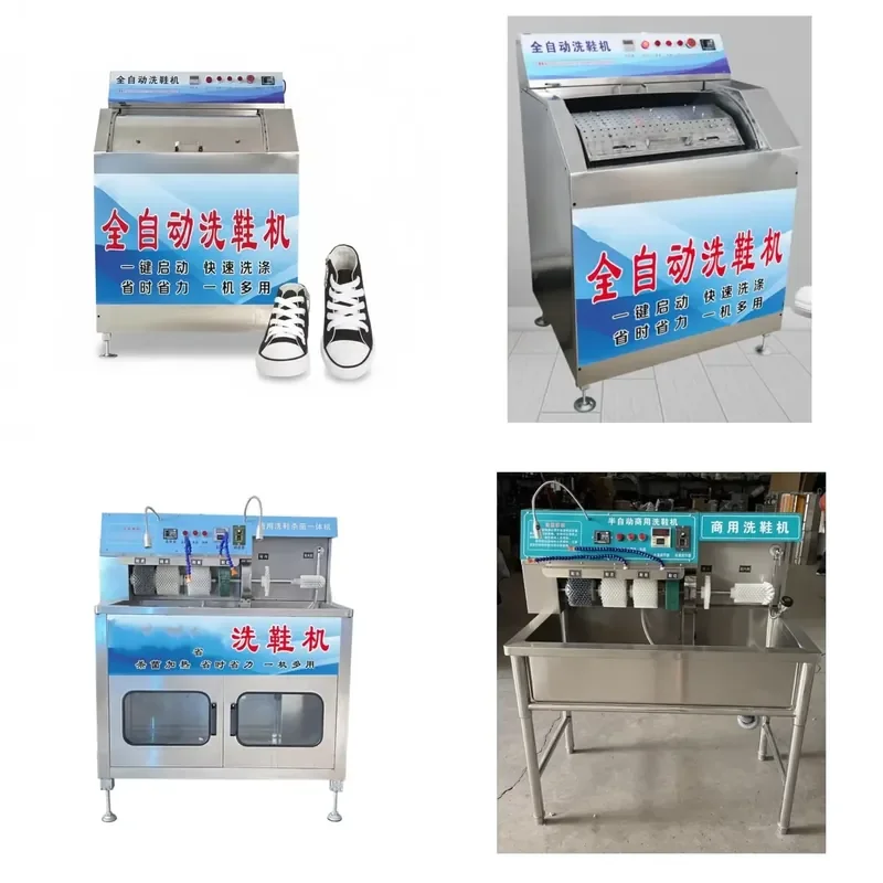 Commercial Sneaker Cleaning Machine with Steam and UV Shoes Washing Basin Washer and Dryer Shoe Brushing Device