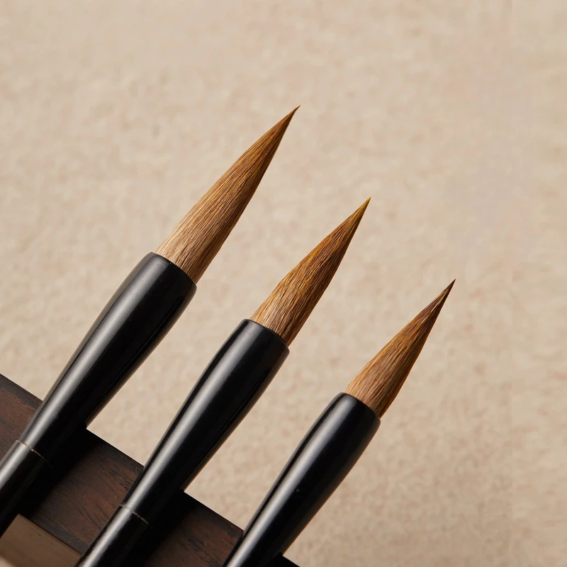 Mixed Hair Chinese Calligraphy Brush Running Script Thousand Character Classic Regular Script Writing Brush Chinese Painting