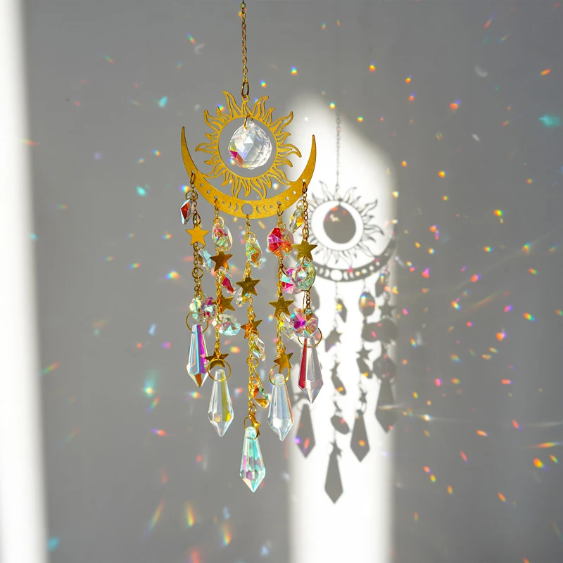 Light and Shadow Sun Catcher Pendant Bird Repellent Courtyard Garden Air Pendant Window Rainbow Small Gift