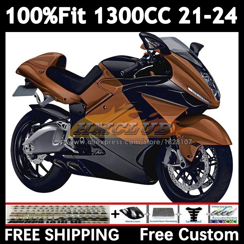 Injection Body For SUZUKI Hayabusa GSXR 1300 CC 2021 2022 2023 2024 40No.70 orange black GSXR-1300 GSXR1300 21 22 23 24 Fairing