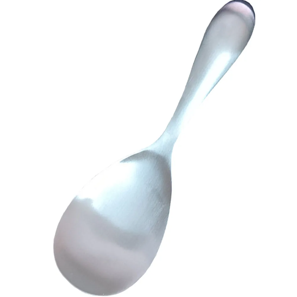 

Stainless Steel Rice Spoon Kitchen Tool Reusable Scooper Ergonomic H Smooth Cleaning Home Hotel Restaurant Practical