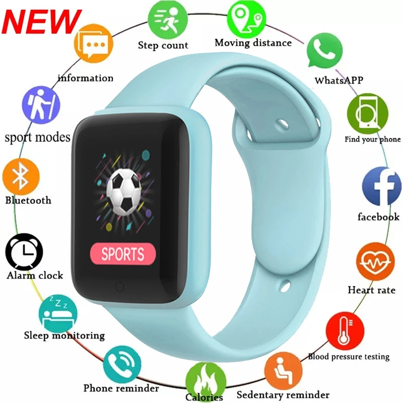 Y68 Smart Uhr Für frauen männer kinder Smartwatch Fitness Uhren Armband Männer Smart Uhr Frauen Smartwatch Y68