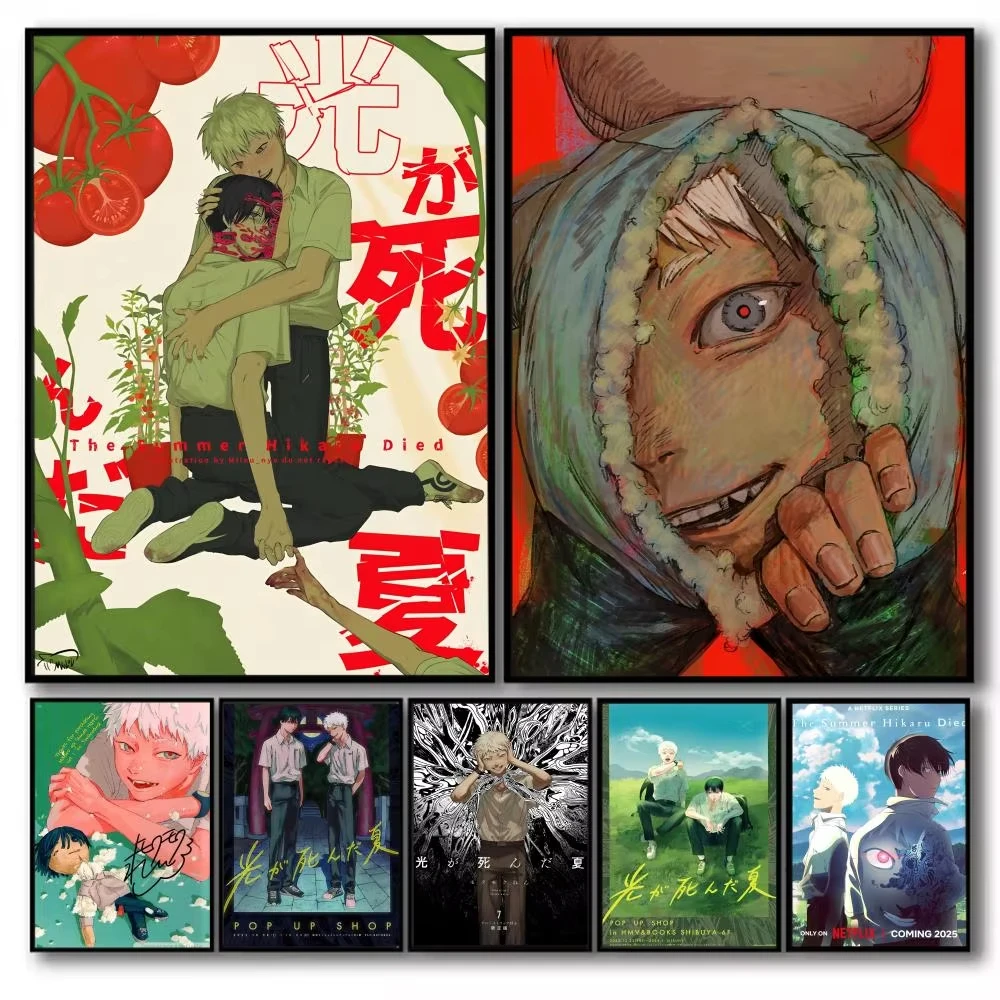 

Цифровая картина маслом по номерам, аниме, летняя краска Hikaru Died Comic с номерами, домашний декор, настенное искусство, идеальный подарок без